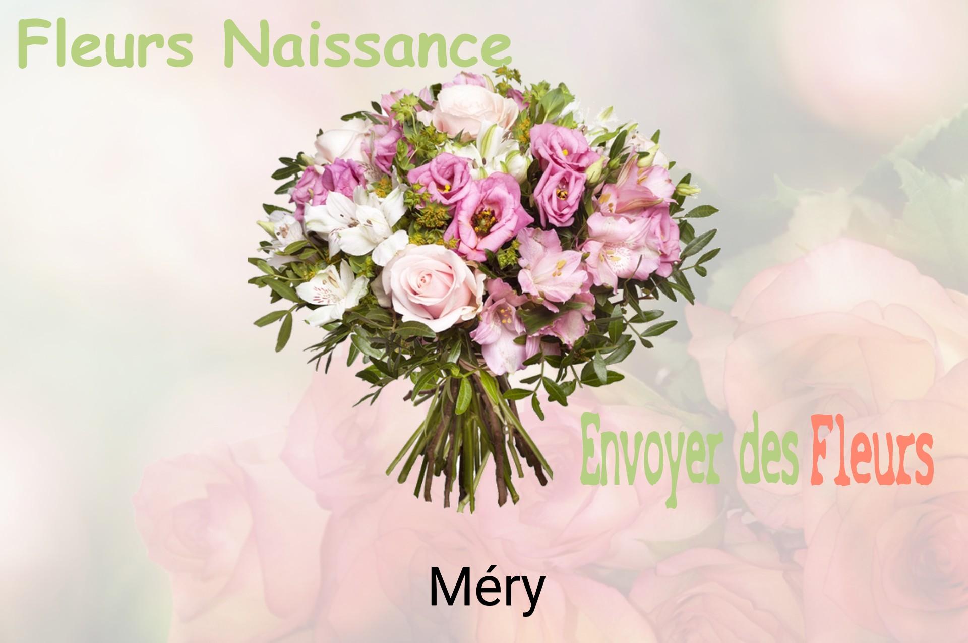 Bouquet de fleurs de naissance livré à Méry